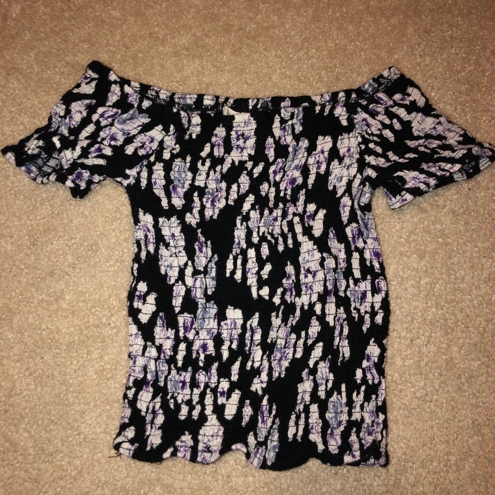 Off the should Urban Outfitters crop top